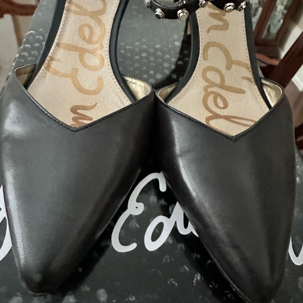 Sam Edelman Black Leather Shoes US 8 - Picture 4 of 9
